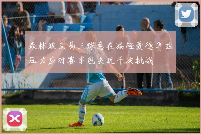 森林狼交易三球意在减轻爱德华兹压力应对赛季包夹近千次挑战